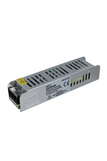 Ledx Aln-m1205s 12 Volt 5 Amper Slim Metal Kasa Adaptör 160x40x35mm