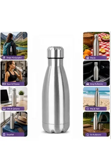 Sunup Sn-25713 Şişe Tipi 500 Ml. Paslanmaz Çelik Termos Sunup Sn-25713 Şişe Tipi 500 Ml. Paslanmaz Çelik Termos