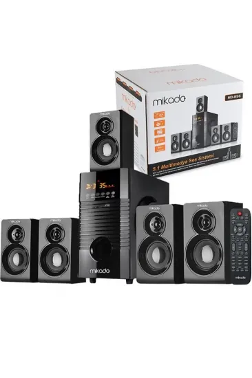 Mikado Md-856bt Usb-sd-fm Destekli Multimedya 5+1 Bluetooth Speaker Mikado Md-856bt Usb-sd-fm Destekli Multimedya 5+1 Bluetooth Speaker