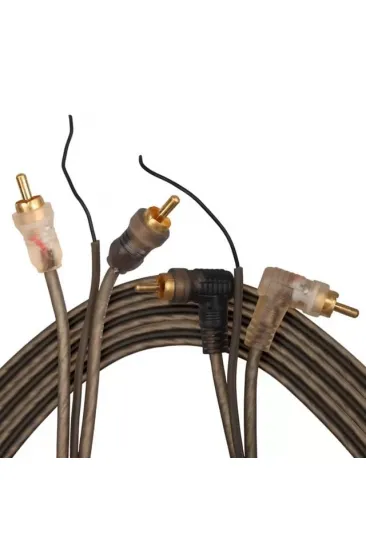 Fully G-512ab 5 Metre 2 Rca + 2 Rca L-tip Şaseli Oto Amfi Sinyal Kablosu Fully G-512ab 5 Metre 2 Rca + 2 Rca L-tip Şaseli Oto Amfi Sinyal Kablosu