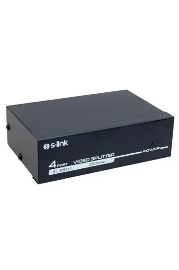 S-link Sl-2504 4 Port 250 Mhz Monitör Çoklayıcı Vga Splitter Dağıtıcı S-link Sl-2504 4 Port 250 Mhz Monitör Çoklayıcı Vga Splitter Dağıtıcı