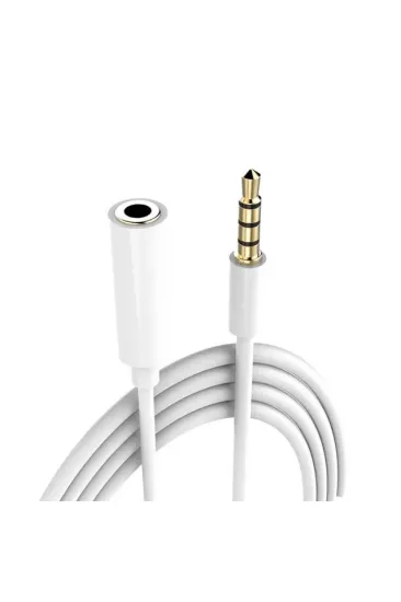 Powermaster Pm-17603 3.5 Mm Erkek/dişi 4 Boğumlu Aux Stereo Uzatma Kablosu 1 Metre Powermaster Pm-17603 3.5 Mm Erkek/dişi 4 Boğumlu Aux Stereo Uzatma Kablosu 1 Metre