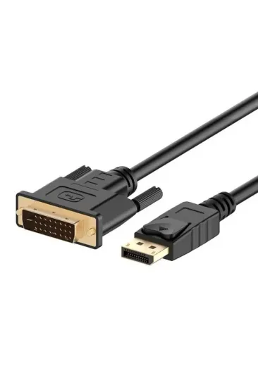 Powermaster Pm-3783 Displayport Dp To Dvı-d 24+1 Pasif Çevirici Dönüştürücü Kablo 1.8 Metre Powermaster Pm-3783 Displayport Dp To Dvı-d 24+1 Pasif Çevirici Dönüştürücü Kablo 1.8 Metre