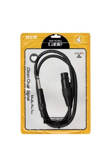 Magicvoice Ld379 Xlr Canon Dişi - 6.3 Mm Mono Erkek 1 Metre Kablo