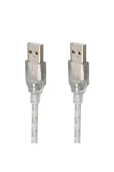 Powermaster Usb Erkek-erkek Şeffaf Kablo 5 Metre