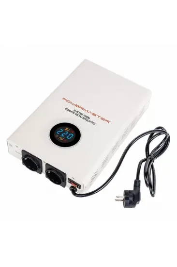 Powermaster Slım-1500 Otomatik 1500 Watt Voltaj Kombi Regülatörü Powermaster Slım-1500 Otomatik 1500 Watt Voltaj Kombi Regülatörü