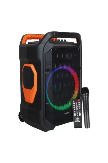 Shile Sl-10 120 Watt Taşınabilir Seyyar Amfi Hoparlör Kablosuz 1 El + 1 Yaka Mikrofonlu Kumandalı Usb+sd+bt Shile Sl-10 120 Watt Taşınabilir Seyyar Amfi Hoparlör Kablosuz 1 El + 1 Yaka Mikrofonlu Kumandalı Usb+sd+bt