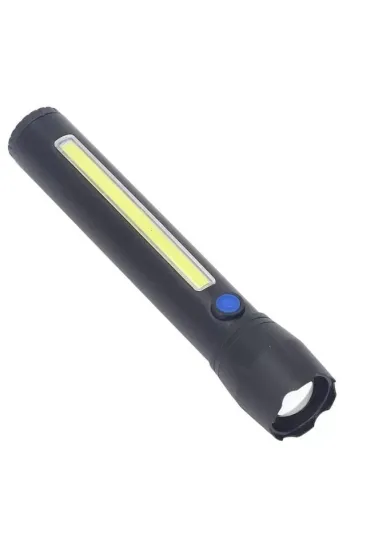 Powermaster Metal Flashlight Power Ledli Şarjlı El Feneri Pm-14621 Powermaster Metal Flashlight Power Ledli Şarjlı El Feneri Pm-14621
