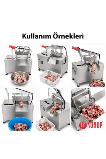 Sunup Sn-30982 Otomatik Kemik Ve Et Kesme Makinesi Gıda Sınıfı Paslanmaz Çelik Endüstriyel Giyotin Dilimleyici Sunup Sn-30982 Otomatik Kemik Ve Et Kesme Makinesi Gıda Sınıfı Paslanmaz Çelik Endüstriyel Giyotin Dilimleyici