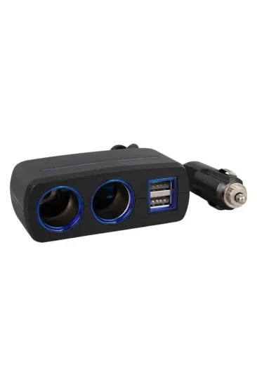 Olesson 1638 12-24v Çift Usb Girişli 120w 80 Cm Kablolu 2'lı Araç Çakmak Çoklayıcı Olesson 1638 12-24v Çift Usb Girişli 120w 80 Cm Kablolu 2'lı Araç Çakmak Çoklayıcı