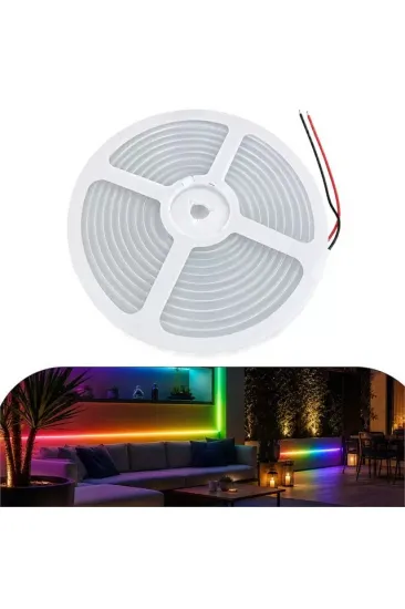 Zmr Zmr-635/b.kk Neon Led Şerit Rgb (kırmızı, Yeşil, Mavi) 12 Volt 120 Ledli 5 Metre
