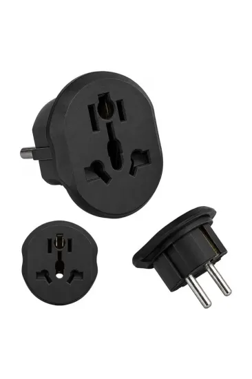 Powermaster Pm-24241 Avrupa Çıkışlı Universal Seyahat Priz Adaptörü Çoklu Fiş Giriş Tipi Uyumu Powermaster Pm-24241 Avrupa Çıkışlı Universal Seyahat Priz Adaptörü Çoklu Fiş Giriş Tipi Uyumu