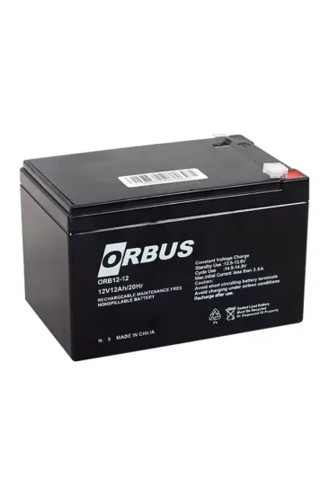 Orbus Orb12-12 12 Volt 12 Amper Kuru Akü (151x98x95 Mm) Orbus Orb12-12 12 Volt 12 Amper Kuru Akü (151x98x95 Mm)