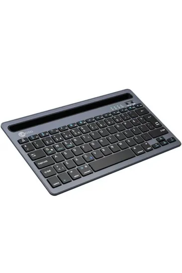 Lenovo Lecoo Bk100 Bluetooth V3.0 Çoklu Cihaz Uyumlu Şarj Edilebilir Kablosuz Gri Türkçe Q Klavye Lenovo Lecoo Bk100 Bluetooth V3.0 Çoklu Cihaz Uyumlu Şarj Edilebilir Kablosuz Gri Türkçe Q Klavye