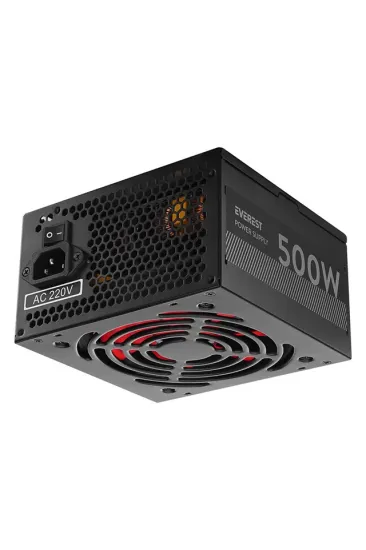 Everest Eps-500a Real 500w 4*sata 12cm Fanlı Oyuncu Pc Destekli Power Supply