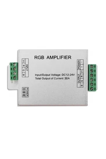 Powermaster Pm-4877 12 Volt - 24 Volt 30 Amper Rgb Şerit Led Amplifier (repeater) Powermaster Pm-4877 12 Volt - 24 Volt 30 Amper Rgb Şerit Led Amplifier (repeater)