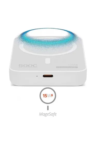 Powerway 5.000mah Pd15w Magsafe Kablosuz Wireless Taşınabilir Şarj Cihazı Beyaz Powerbank Txm5 Powerway 5.000mah Pd15w Magsafe Kablosuz Wireless Taşınabilir Şarj Cihazı Beyaz Powerbank Txm5