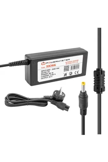 Powermaster Pm-33066 19 Volt - 3.42 Amper 4.0*1.7 Mm Uçlu Adaptör (casper Notebook)
