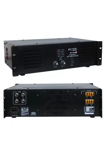 Magicvoice Mv-2400 2x400 Watt 4-8 Ohm -100 V 19 Rack Hat Trafolu Power Anfi