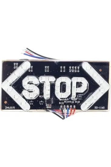 Elektrikli İşaret Cihazı Oklu Stop Küçük
