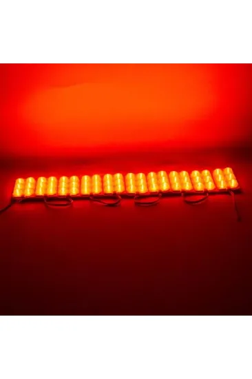Powermaster 24 Volt 3 Watt Kırmızı 3030 Cob Modül Led 75*40