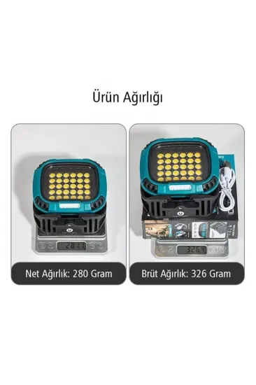 Powermaster Mx-w893 4000k - 7000k - Kırmızı 30 Cob Ledli 30 Watt Çok Fonksiyonlu Çalışma Lambası (powerbank) Powermaster Mx-w893 4000k - 7000k - Kırmızı 30 Cob Ledli 30 Watt Çok Fonksiyonlu Çalışma Lambası (powerbank)