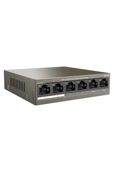Tenda Tef1106p 2 X Uplink + 4 Port Poe Ethernet Switch 63 Watt Tenda Tef1106p 2 X Uplink + 4 Port Poe Ethernet Switch 63 Watt
