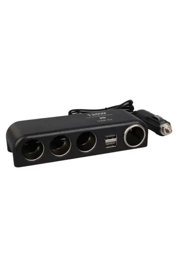 Olesson 1525 12-24v Çift Usb'lı 120w 80cm Kablolu 4'lü Araç Çakmak Çoklayıcı Olesson 1525 12-24v Çift Usb'lı 120w 80cm Kablolu 4'lü Araç Çakmak Çoklayıcı