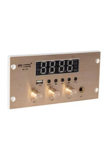 Magicvoice Mv-170 Usb-bt-mic. Girişli 4x25w Müzik Kontrol Cihazı Magicvoice Mv-170 Usb-bt-mic. Girişli 4x25w Müzik Kontrol Cihazı