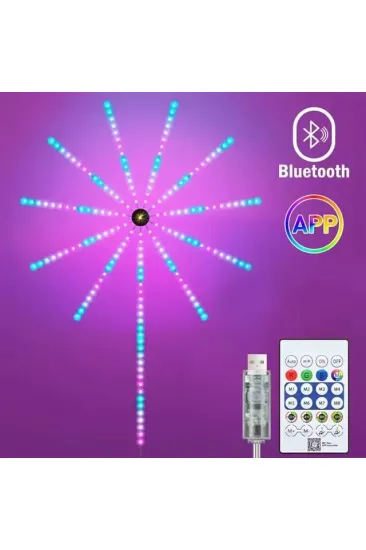 Sunup Rgb Led’li Işıklı Ses Kontrüllü Havai Fişek Cihazı Sunup Rgb Led’li Işıklı Ses Kontrüllü Havai Fişek Cihazı