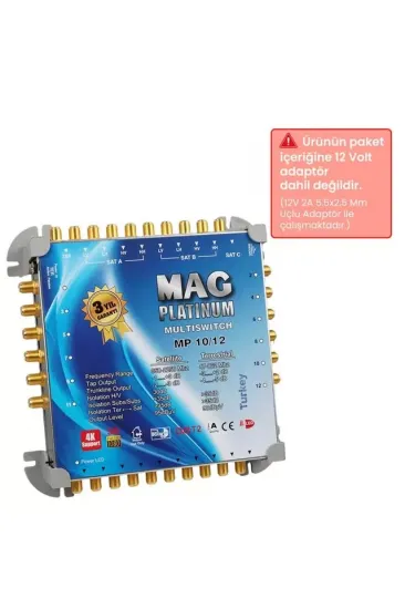 10*12 Sonlu/kaskatlı Swıtchlı Uydu Santrali Mag Platınum 10*12 Sonlu/kaskatlı Swıtchlı Uydu Santrali Mag Platınum
