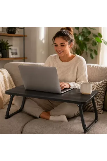 Sunup Sn-29695 Katlanabilir Laptop Masası Ve Yatak Koltuk Üzeri Tepsisi Siyah 70x48cm Sunup Sn-29695 Katlanabilir Laptop Masası Ve Yatak Koltuk Üzeri Tepsisi Siyah 70x48cm