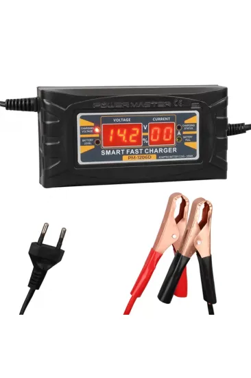 Powermaster Son-1206d 12 Volt - 6 Amper Akıllı Hızlı Akü Şarj Cihazı Powermaster Son-1206d 12 Volt - 6 Amper Akıllı Hızlı Akü Şarj Cihazı