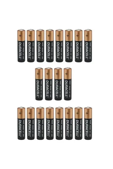 Duracell Alkalin 1.5 Volt Aaa 20’li İnce Kalem Pil Lr03/mn2400 Duracell Alkalin 1.5 Volt Aaa 20’li İnce Kalem Pil Lr03/mn2400