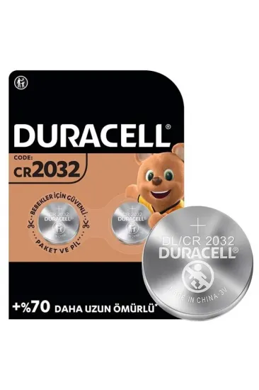 Duracell Cr2032 Lityum Düğme Pil (2li Paket) Duracell Cr2032 Lityum Düğme Pil (2li Paket)