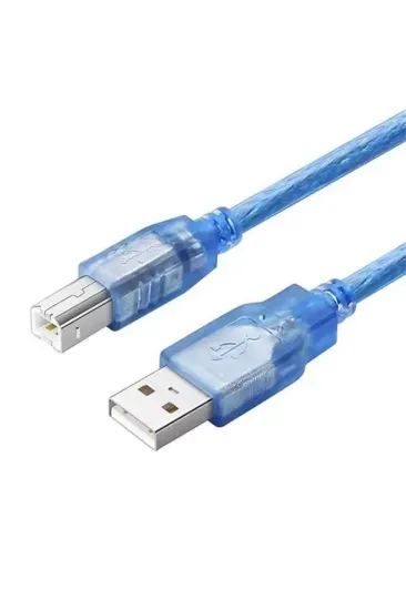 Fully G-534db Şeffaf Mavi 3 Metre Usb Yazıcı Kablosu Fully G-534db Şeffaf Mavi 3 Metre Usb Yazıcı Kablosu