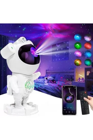 Sunup Sn-30764 Astronot Galaxy Projektör Gece Lambası Uzaktan Kumandalı Bluetooth Hoparlörlü Sunup Sn-30764 Astronot Galaxy Projektör Gece Lambası Uzaktan Kumandalı Bluetooth Hoparlörlü