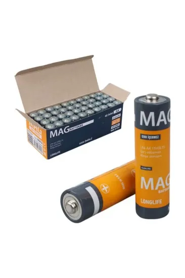 Mag Batteries Mg-26173 Alkalin Aa 40'lı Paket Kalem Pil (aa,lr6, Am-3) Mag Batteries Mg-26173 Alkalin Aa 40'lı Paket Kalem Pil (aa,lr6, Am-3)