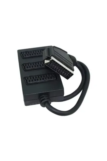 Elektromer 3'lü Scart Dağıtıcı (1 Erkek-3 Dişi Scart) Elektromer 3'lü Scart Dağıtıcı (1 Erkek-3 Dişi Scart)