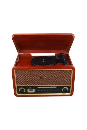 Magicvoice F29 Retro Vintage Çanta Pikap - Cd - Radyo - Bluetooth - Aux - Usb Mp3 Çalar