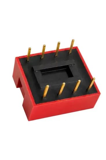 Pcb Tip 4'lü Kırmızı Dıp Switch 2.54mm Pin Aralıklı Devre Anahtarı Pcb Tip 4'lü Kırmızı Dıp Switch 2.54mm Pin Aralıklı Devre Anahtarı