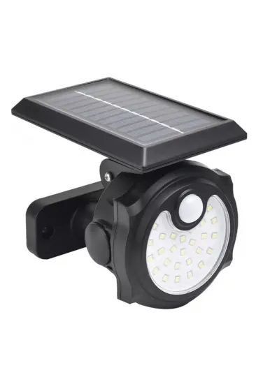 Powermaster Sh-1705a 26 Ledli Sensörlü 3 Modlu Solar İndiksiyon Duvar Lambası Powermaster Sh-1705a 26 Ledli Sensörlü 3 Modlu Solar İndiksiyon Duvar Lambası