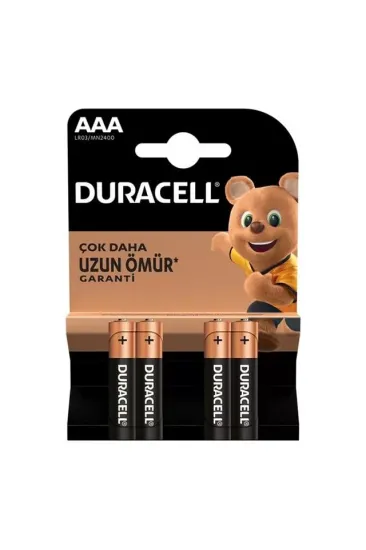 Duracell Lr03/mn2400 Aaa İnce Alkalin Pil (4'lü Paket) Duracell Lr03/mn2400 Aaa İnce Alkalin Pil (4'lü Paket)