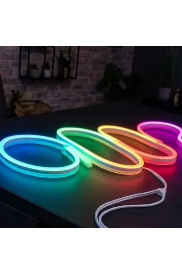Powermaster Pm-17903 Silikon Kaplamalı 12 Volt 5 Metre Rgb Neon Led Şerit Aydınlatma Powermaster Pm-17903 Silikon Kaplamalı 12 Volt 5 Metre Rgb Neon Led Şerit Aydınlatma