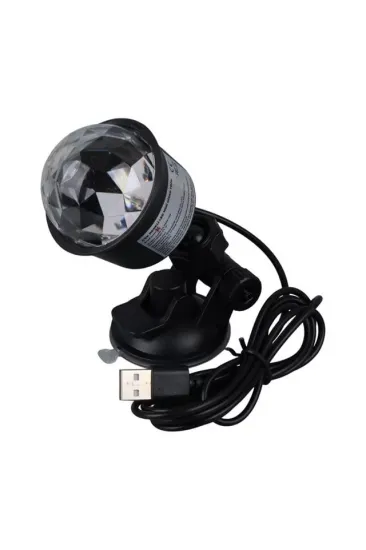 Ledx Al-kx-6889 Projeksiyon Atmosferli Usbli 4 Watt Şarjlı Sihirli Rgb Led Disko Topu Ledx Al-kx-6889 Projeksiyon Atmosferli Usbli 4 Watt Şarjlı Sihirli Rgb Led Disko Topu