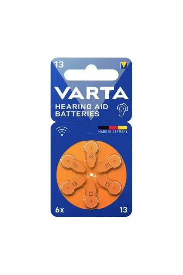 Varta 13 Numara Kulaklık İşitme Cihazı Pili (6'lı Paket) Varta 13 Numara Kulaklık İşitme Cihazı Pili (6'lı Paket)