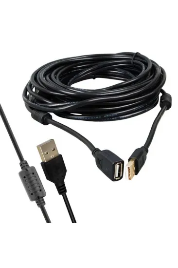 Powermaster Pm-11955 Usb 2.0 Siyah Chipset 10 Metre Usb Uzatma Kablosu