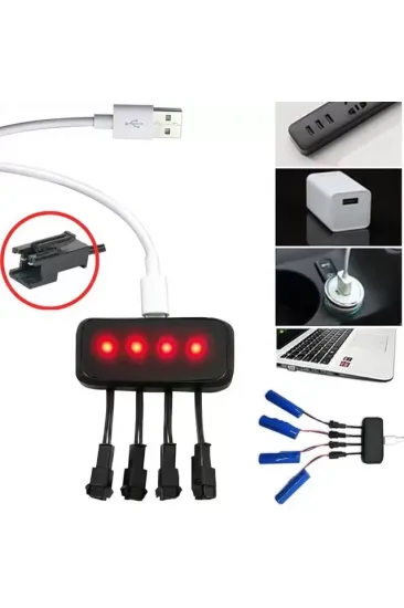 Powermaster Pm-29140 4in1 Sm-2p Soket 3.7v Lityum Pil Usb Splitter Şarj Aleti Powermaster Pm-29140 4in1 Sm-2p Soket 3.7v Lityum Pil Usb Splitter Şarj Aleti