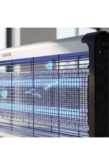 Asonic S26 20w 2000v Çift Koruma Camlı Led Zincir Askılı Sanayi Tipi Sinek Öldürücü (xl Boy) Asonic S26 20w 2000v Çift Koruma Camlı Led Zincir Askılı Sanayi Tipi Sinek Öldürücü (xl Boy)