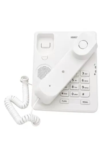 Karel Tm-140 Kablolu Ekransız Krem Masaüstü Telefon Karel Tm-140 Kablolu Ekransız Krem Masaüstü Telefon